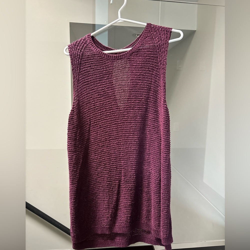 Women's Purple Muscle Tee